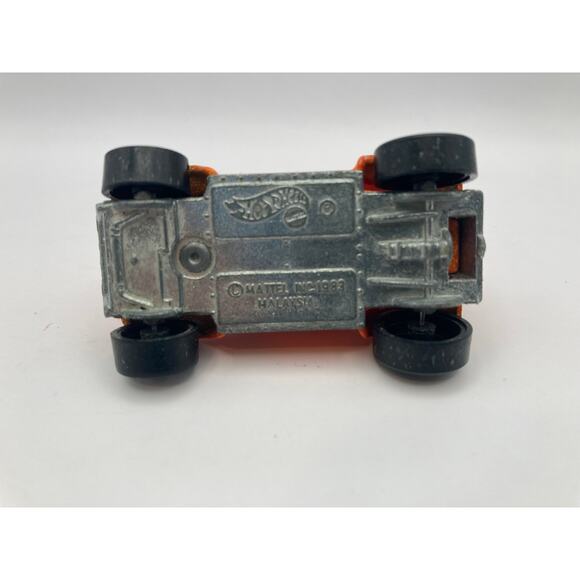 Loose Vintage Hot Wheels 1983 Diecast 1:64 Scale VW Blazing Bug Orange Car - Picture 4 of 4